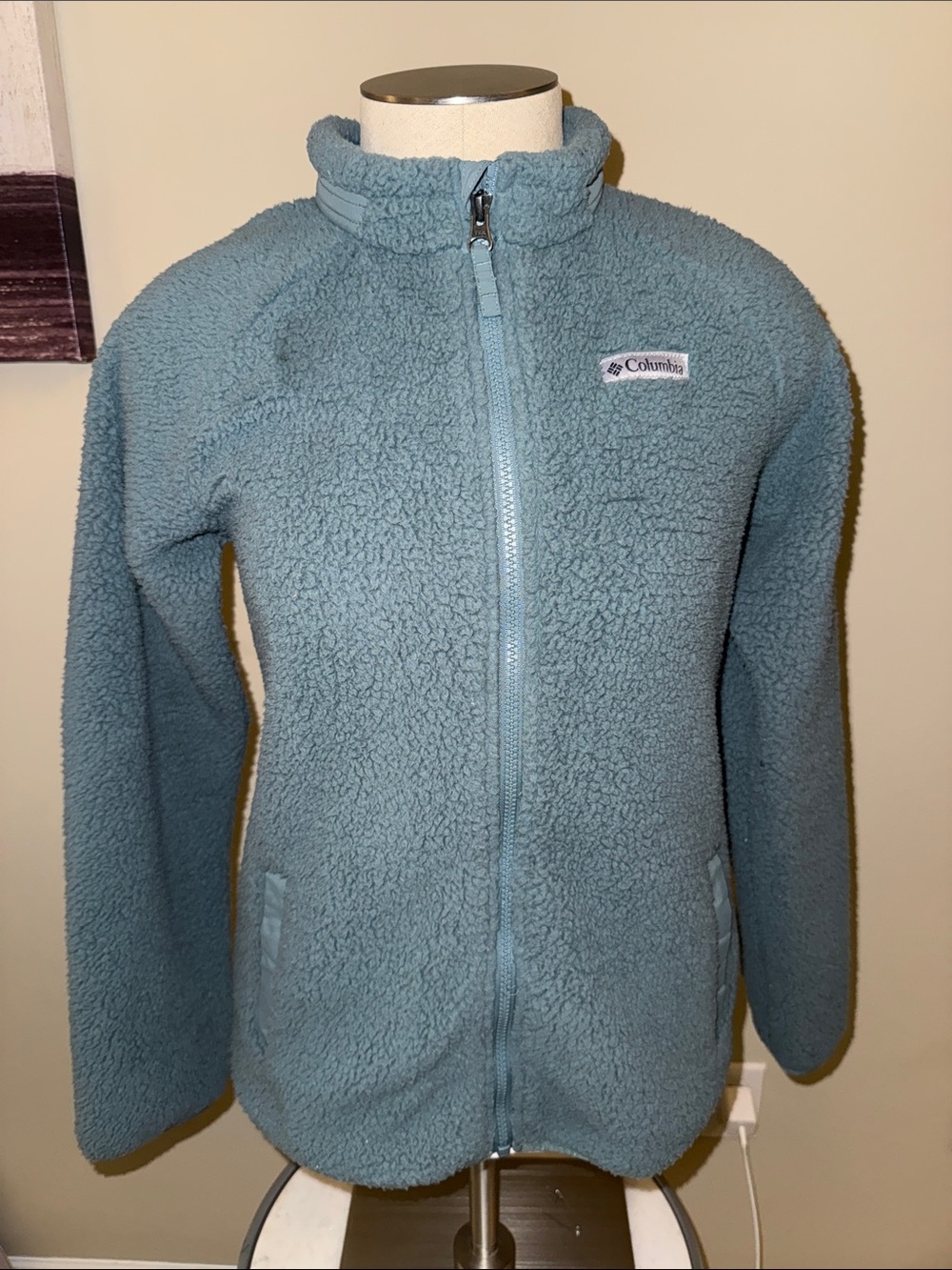Columbia Kids Light Blue Sherpa Puffer Jacket
